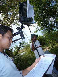 Rith Tol, assistant director for the FREEDOM DEAL movie project