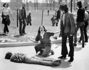 By John Paul Filo, who was a journalism student at Kent State University at the time - © 1970 Valley News-Dispatch, Fair use, https://en.wikipedia.org/w/index.php?curid=193415