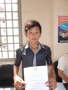 Khoun Darith ('Lucky') at a casting call for 'Freedom Deal: Story of Lucky'- a supernatural historical dramaby filmmaker & writer-directorJason Rosette